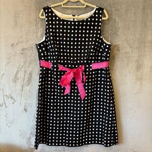 Gingham Checked Pin-Up A-Line Sleeveless Sun Dress Sz 18W